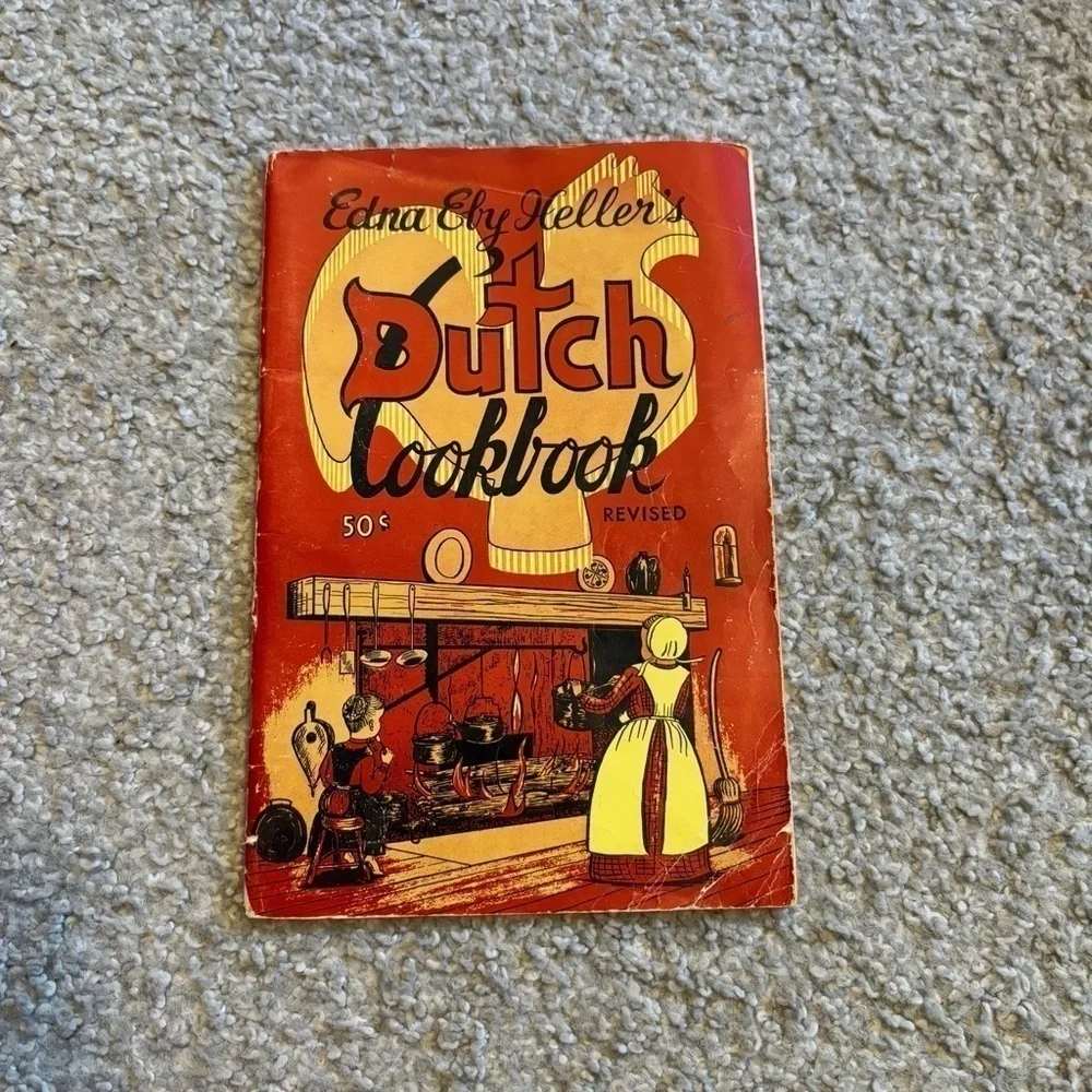 Vintage Dutch Cookbook Edna Eby Heller’s Red